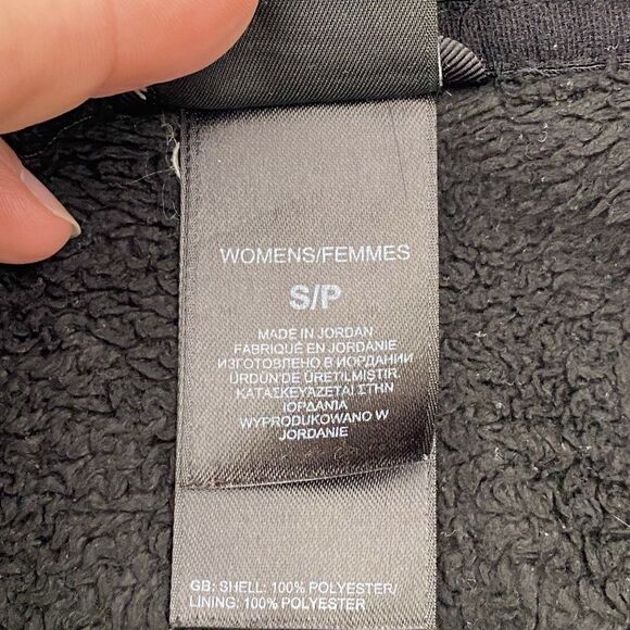 The North Face Fleece Jacket Full Zip Womens Small Black Pockets Fuzzy Outdoor - Picture 8 of 12